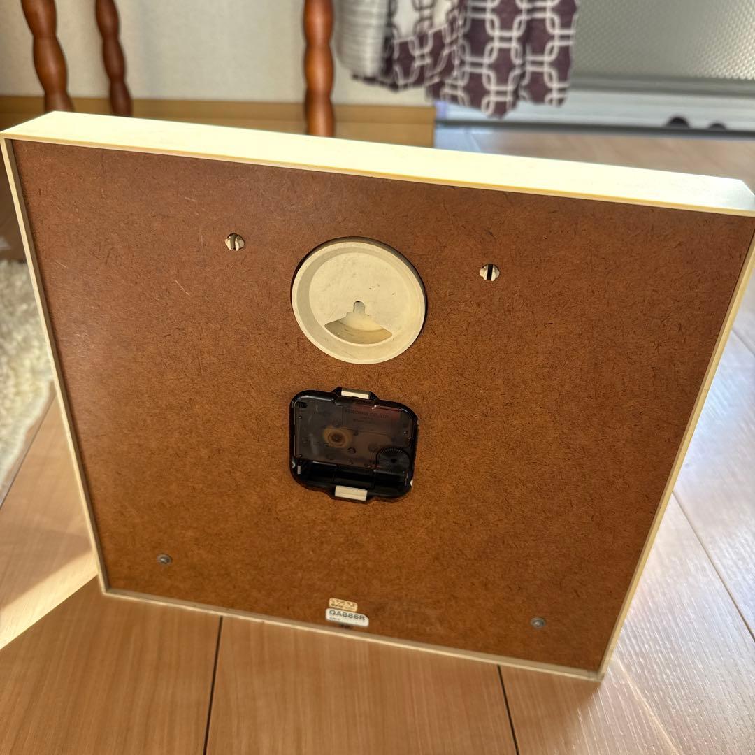 SEIKO セイコー 置き時計 QA886R 昭和レトロ 当時物