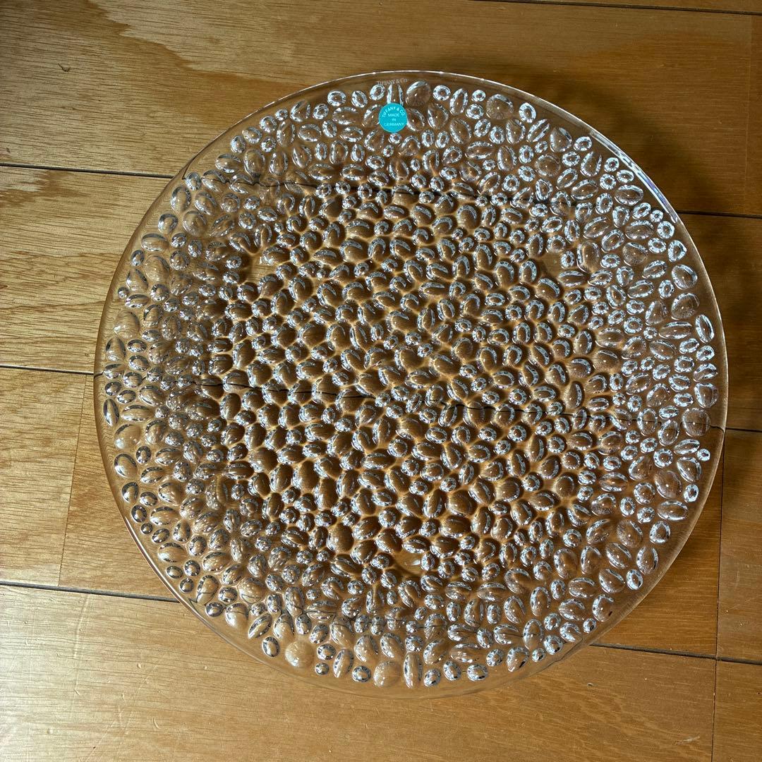 Tiffany & Co. 泡模様 ガラス皿