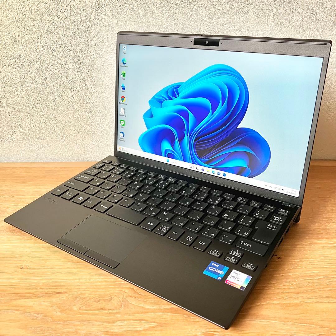 バッテリー良好/16G/VAIO/i7/SSD/Win11/黒/ノートパソコン