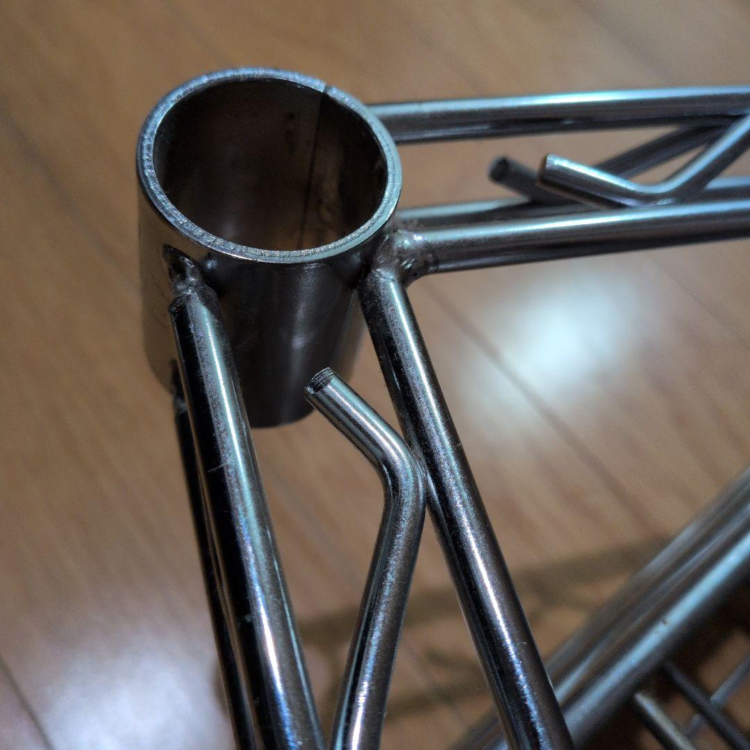 ホームエレクター600×600ワイヤーシェルフ×4、三方クロスバー×1　No.6