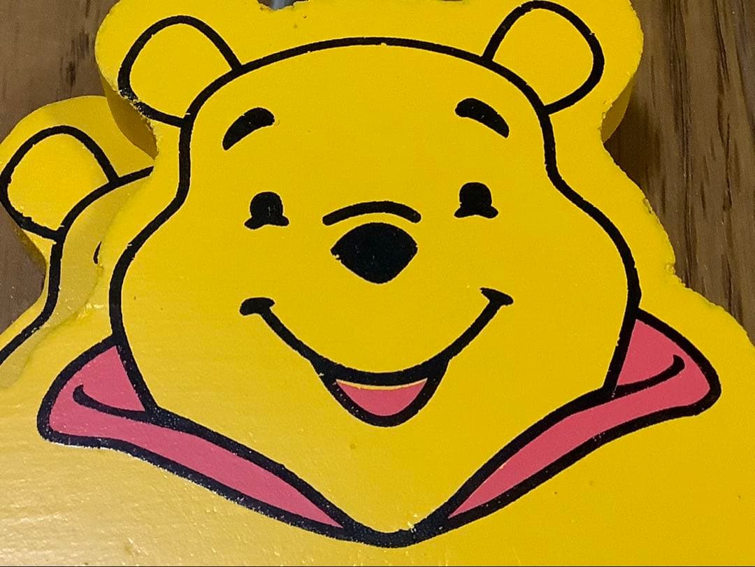 【確認画像】くまのプーさん木製ハンガー2セット