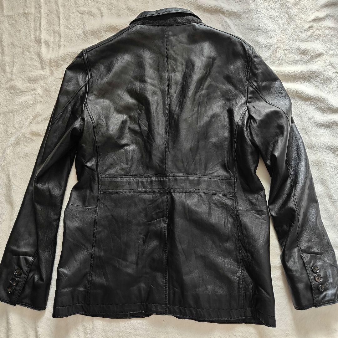 JOSEPH HOMME レザージャケット 50 ブラック オンワード樫山