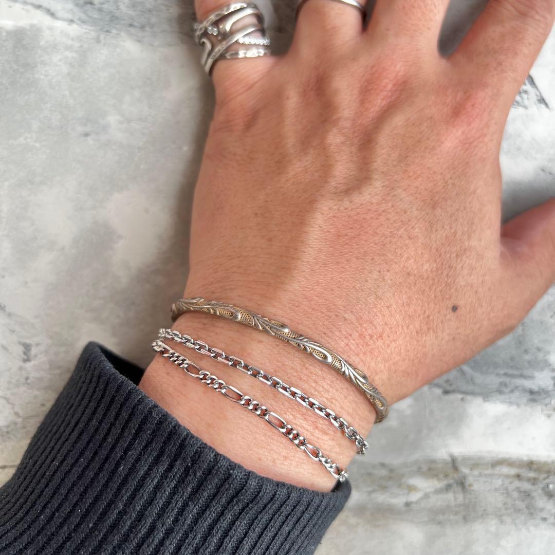 ヴィンテージ アイヴィー バングル ブレスレット ITALY VINTAGE