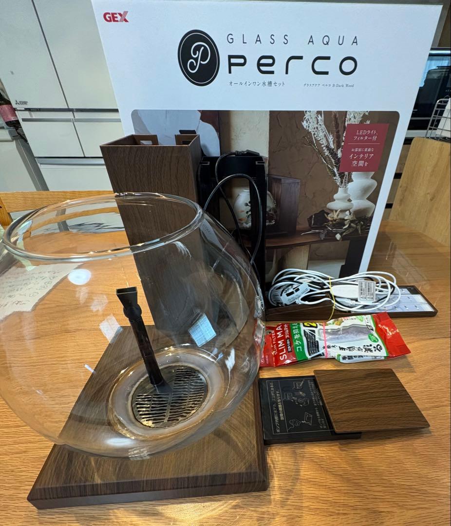 GEX グラスアクア PERCO オールインワン水槽ペルコ ★LED2個おまけ