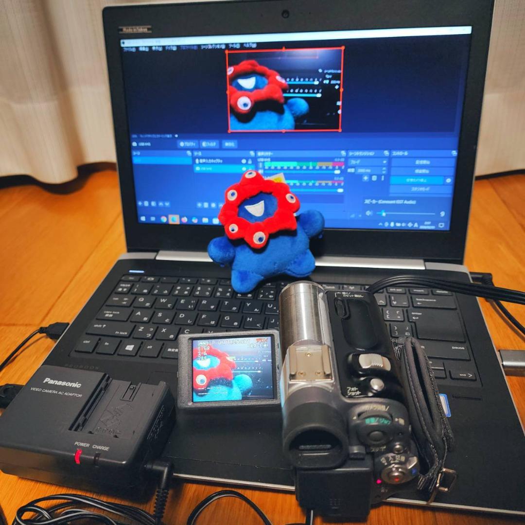 【動作確認済】希少 高画質 Panasonic MiniDV ビデオカメラ 箱付