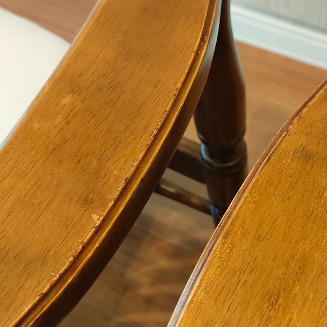 ヴィンテージ　オーダー家具　Patio　ウィンザーチェア　木製　2脚セット