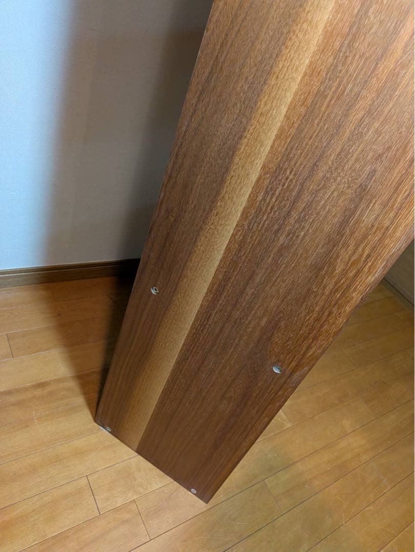 ■送料込■無印良品 スタッキングシェルフワイド 5段 ウォールナット棚収納