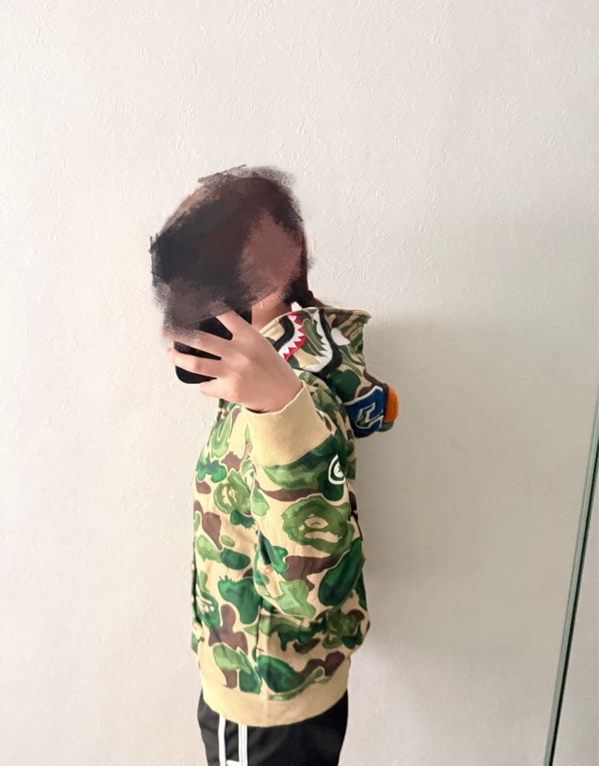 エイプ　BAPE シャークパーカー