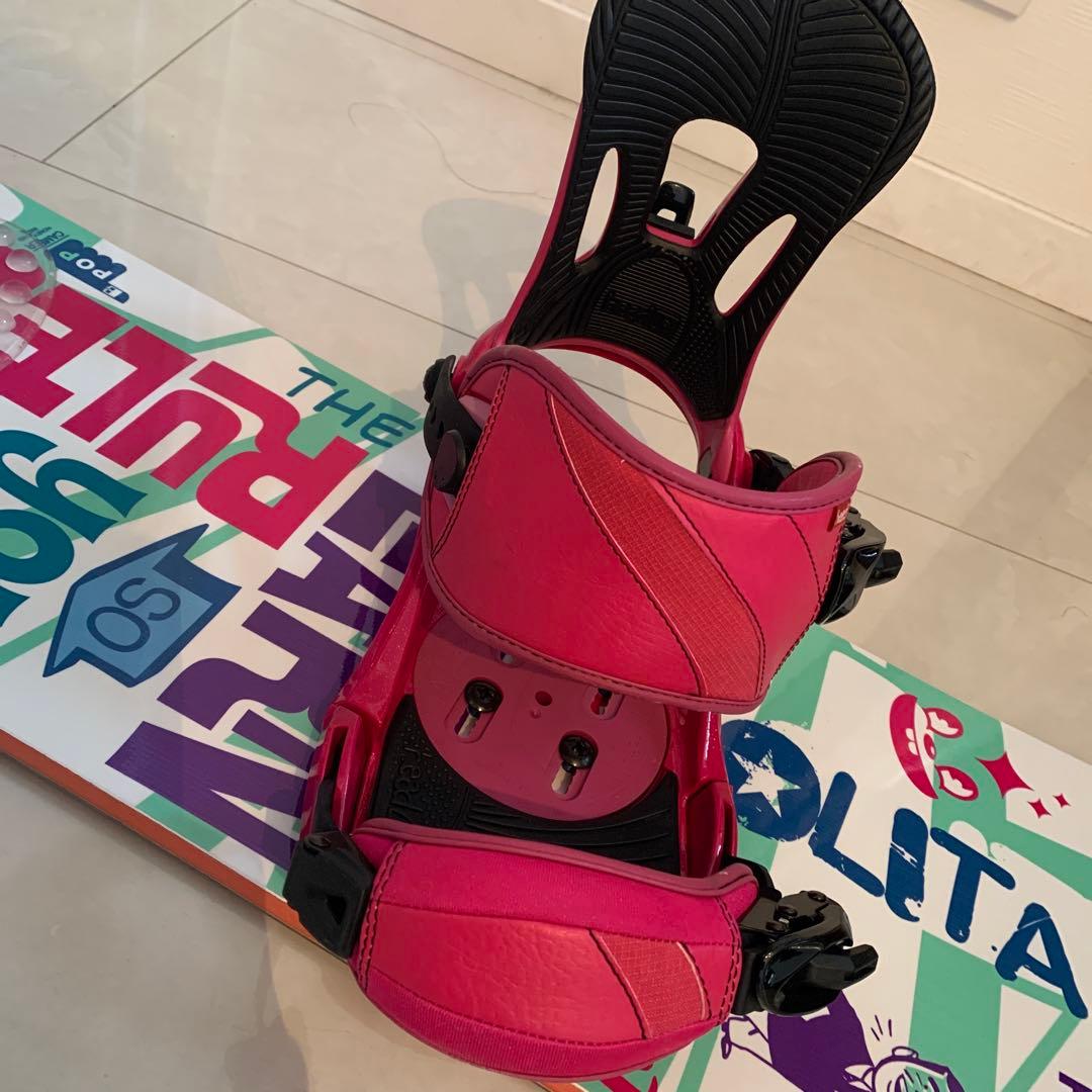 Fanatic ファナティック スノーボード142センチ ビンディング head