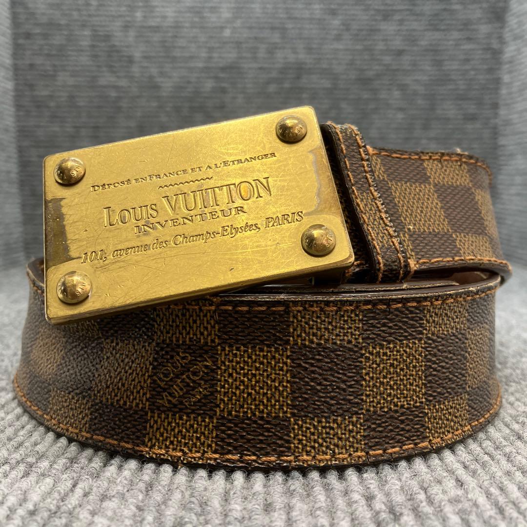 LOUIS VUITTON　ルイヴィトン　ベルト　サンチュール　ダミエ　4208