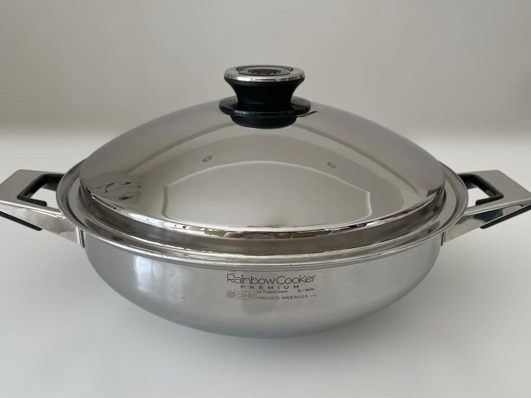 IH対応❗️プレミアム❗️タッパーウェア Rainbow Cooker ウォック