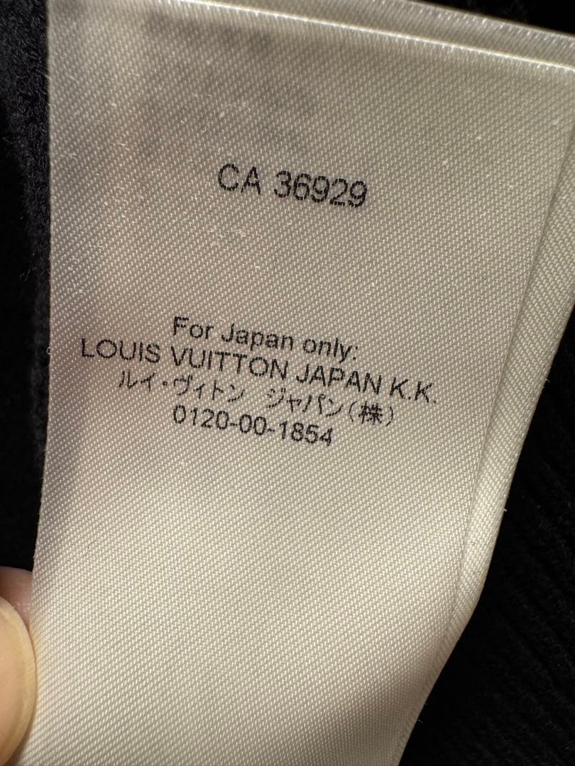 ミナト LOUIS VUITTON ヴィトン 正規品 ロゴ刺繍カーディガン