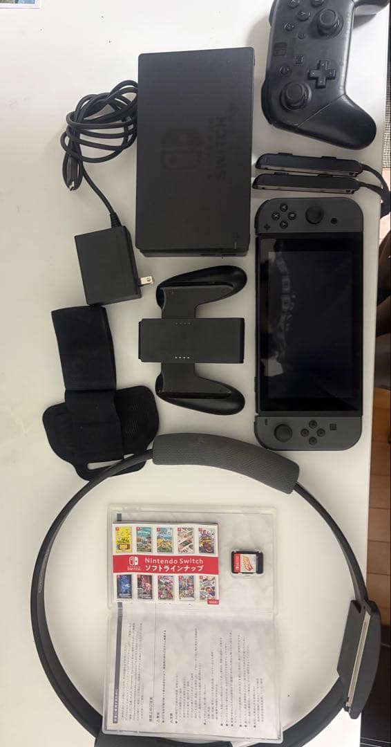 Nintendo Switch 本体、付属品、リングフィットアドベンチャーセット