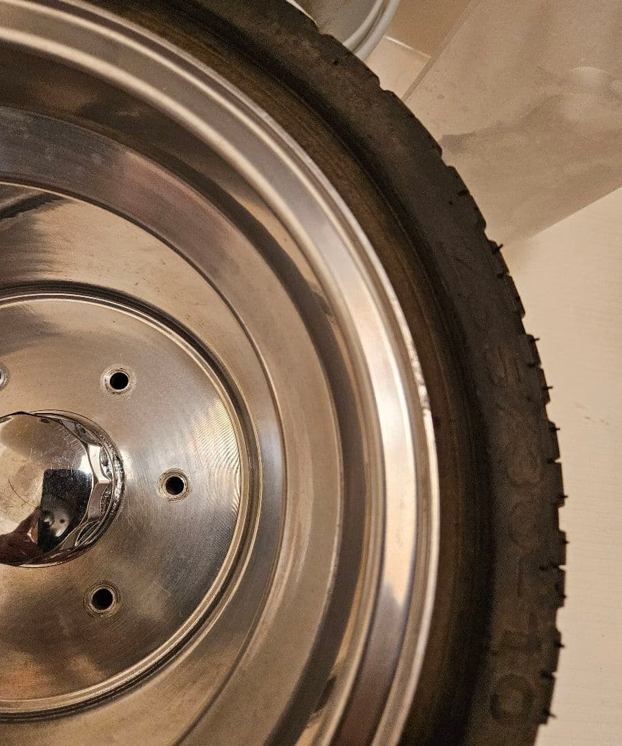 ジャイロキャノピー　リアアルミホイール　40ミリスペーサー付き