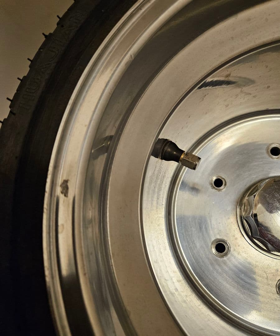 ジャイロキャノピー　リアアルミホイール　40ミリスペーサー付き