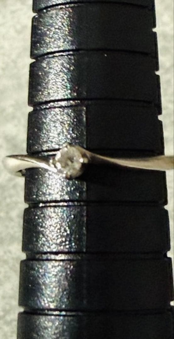 4℃ ダイヤモンド プラチナリング PT950 8号 レディース 指輪