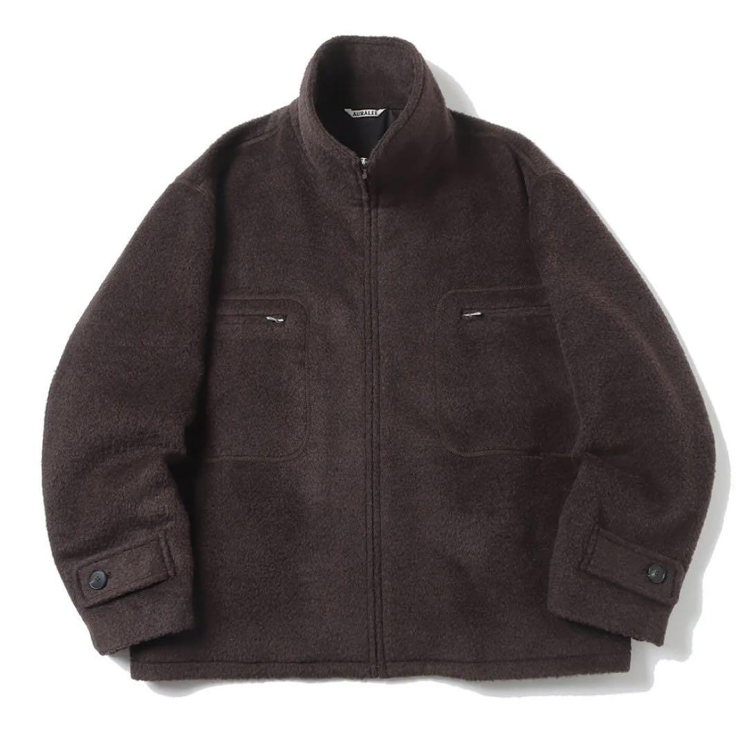 ジャケット・アウター AURALEE ALPACA MOHAIR BLOUSON