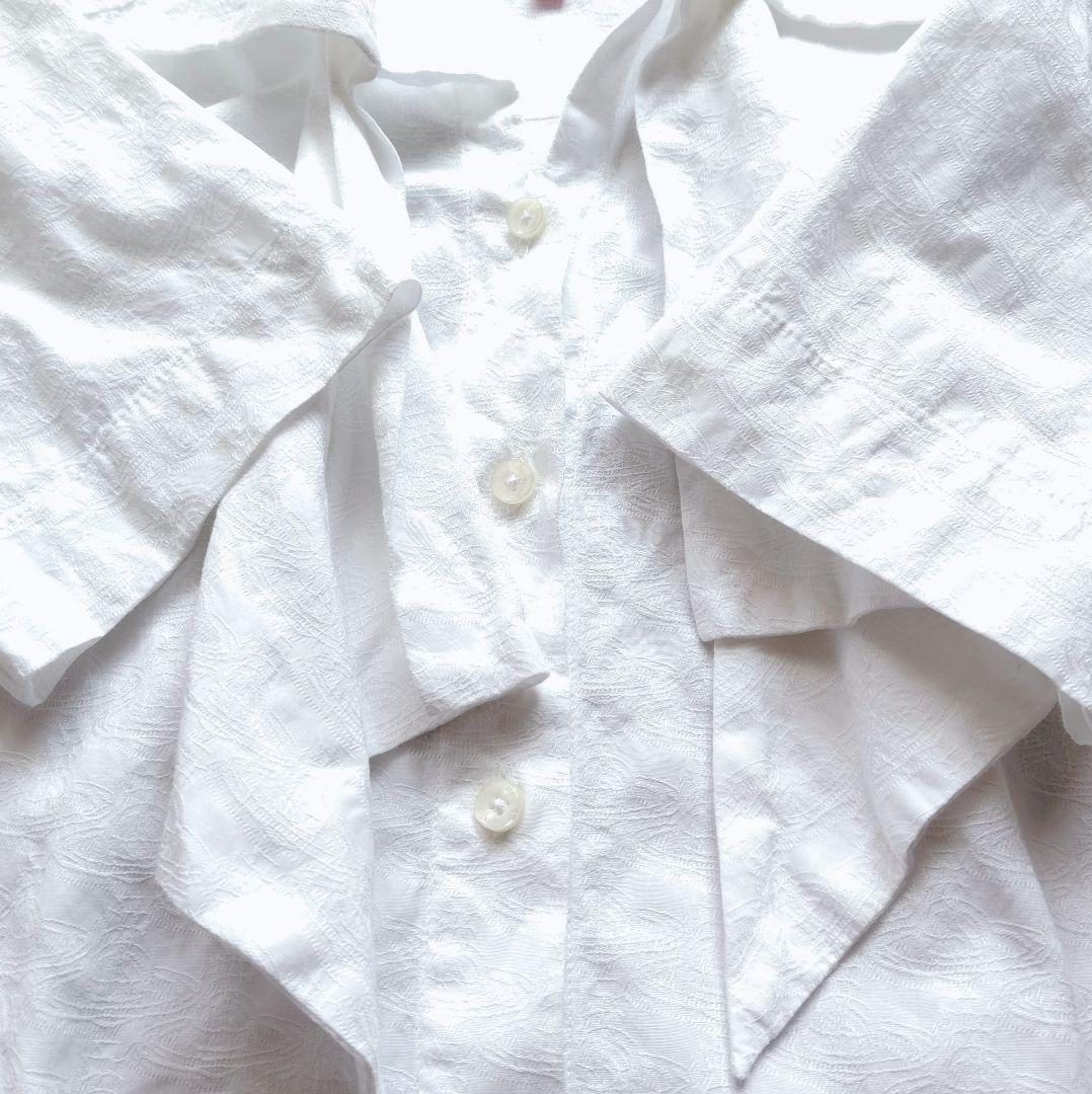 ヴィヴィアンウエストウッド ボウタイ ジャガード シャツ オーブ 刺繍