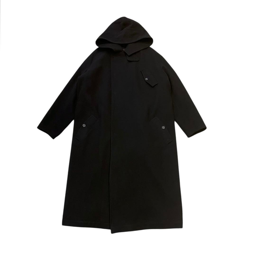 ジャケット・アウター Yohji Yamamoto AIRY MOSSER HOODED COAT