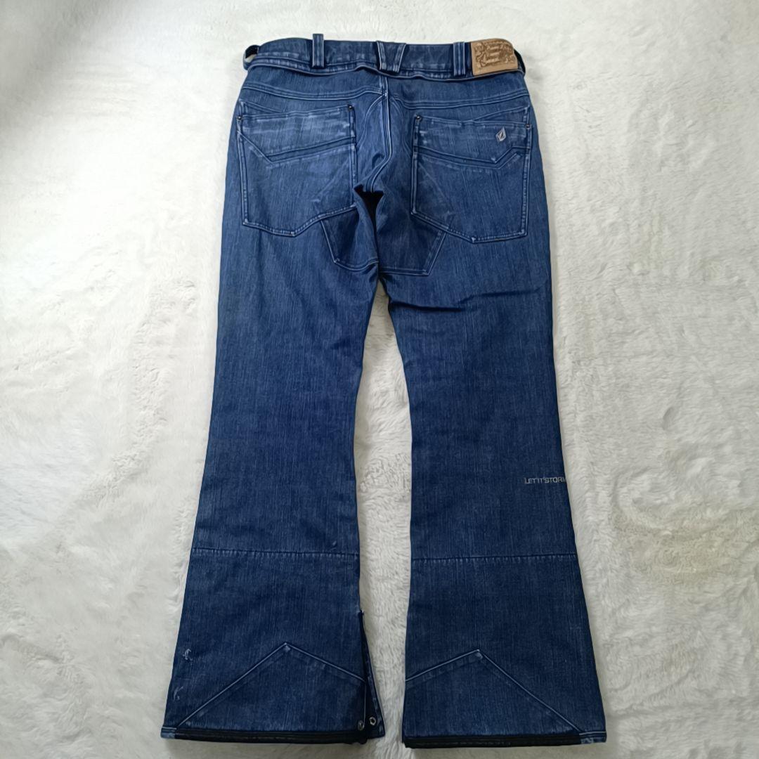 希少✨ボルコム リアルデニムパンツ ウェア スノーボード ストレッチフレア М