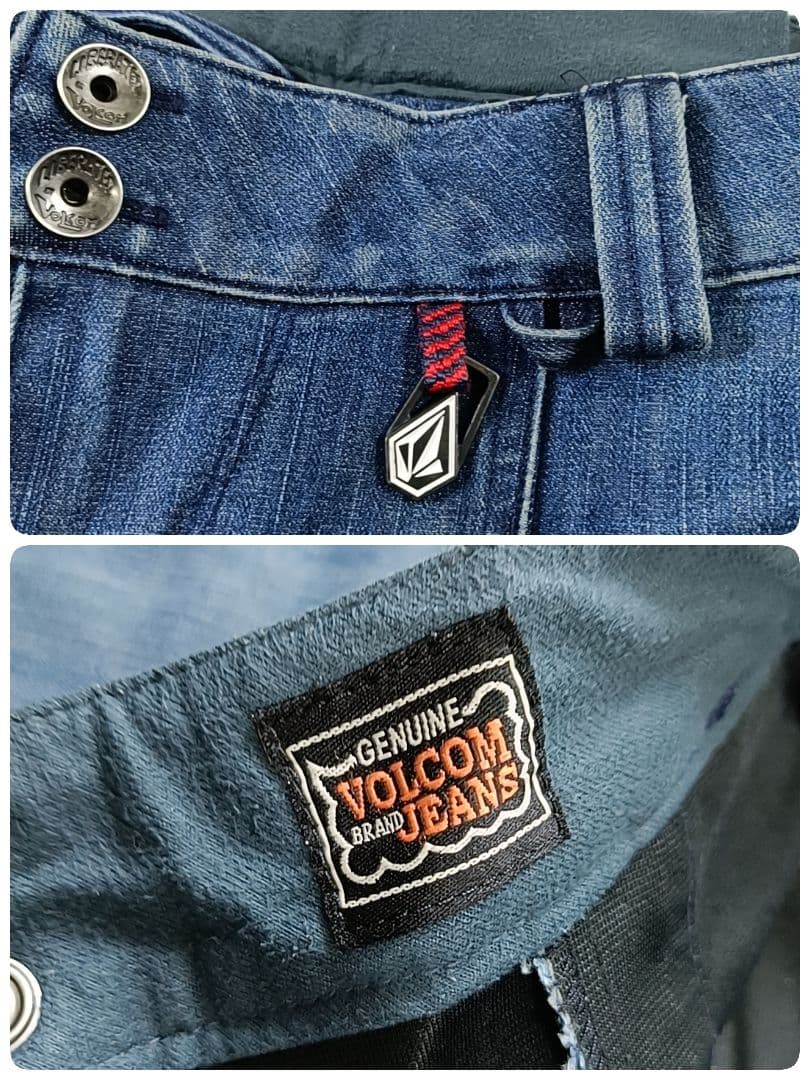 希少✨ボルコム リアルデニムパンツ ウェア スノーボード ストレッチフレア М