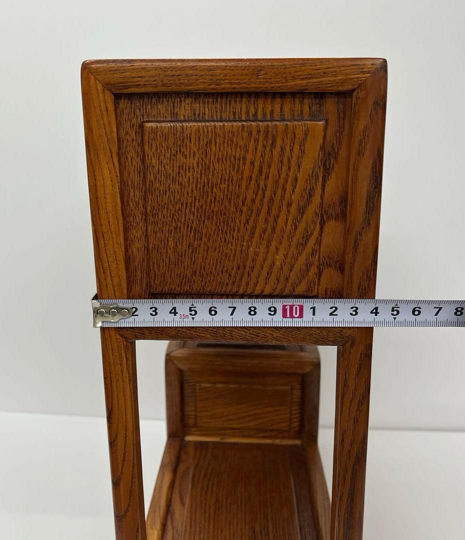 飾り棚 茶箪笥 茶道具 組木 工芸 骨董　木製　レトロ