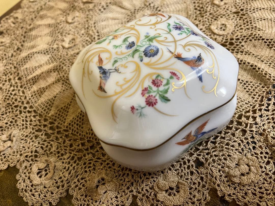 フランス リモージュ REUGEリュージュ オルゴール スイス製 ヴィンテージ