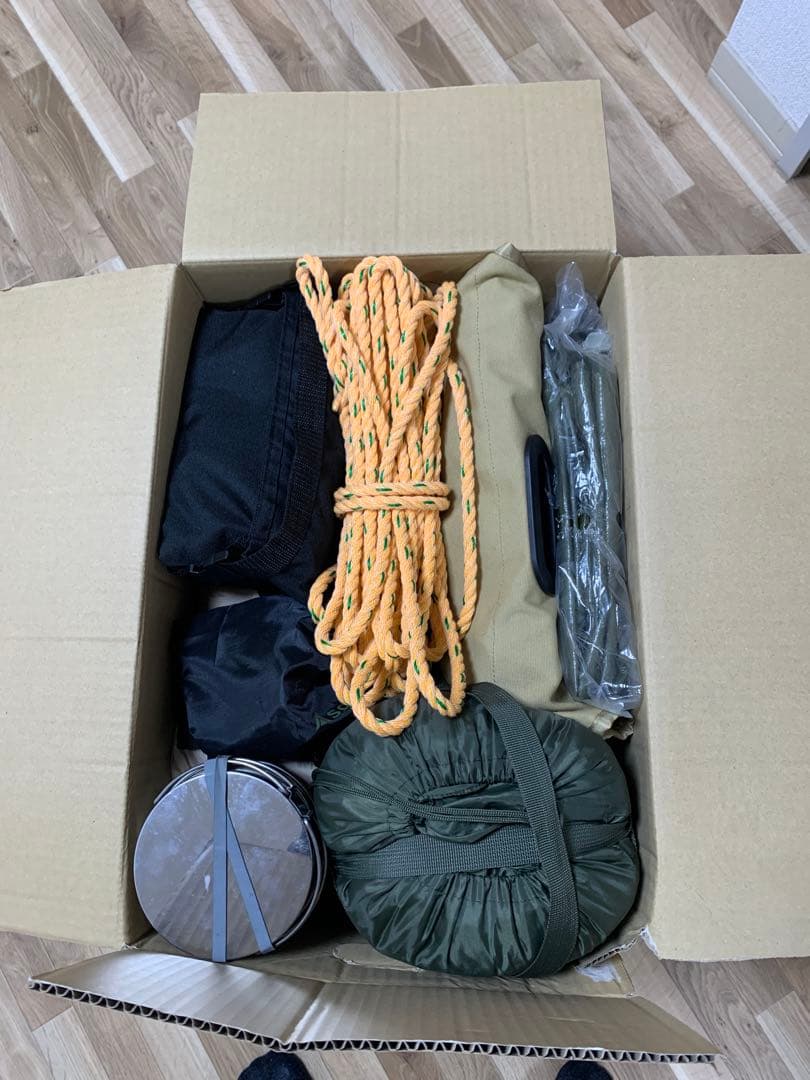 一回使用　DoD他　キャンプ用品一式