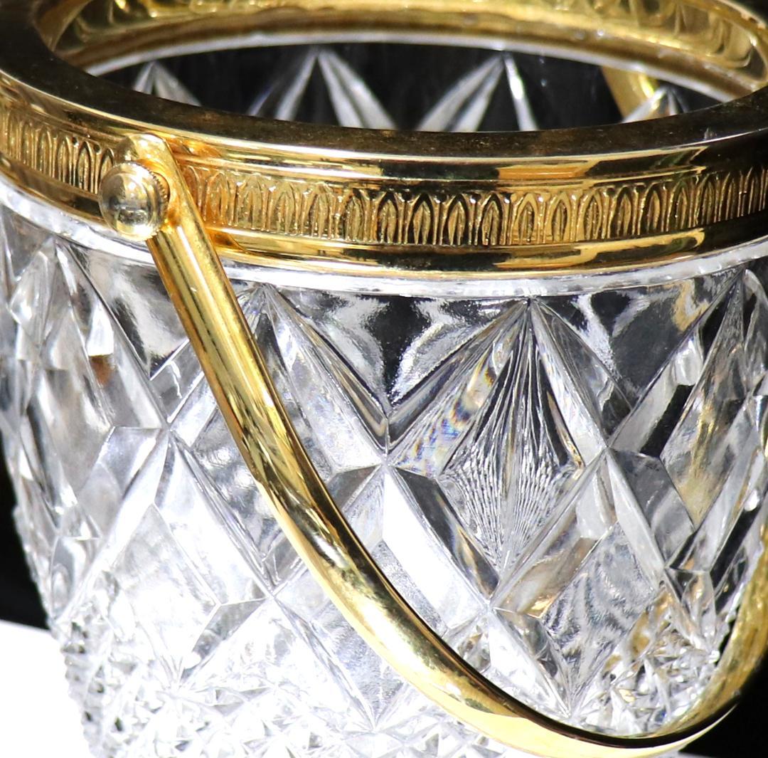 オールド・バカラ 1900年 金装飾 アイスペール ディアマン ビゾー カレ