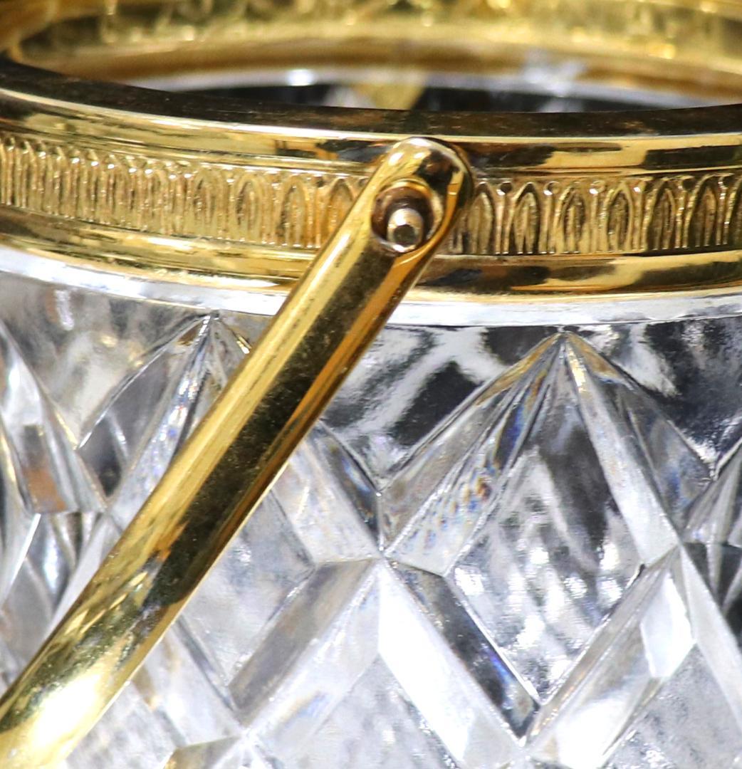 オールド・バカラ 1900年 金装飾 アイスペール ディアマン ビゾー カレ