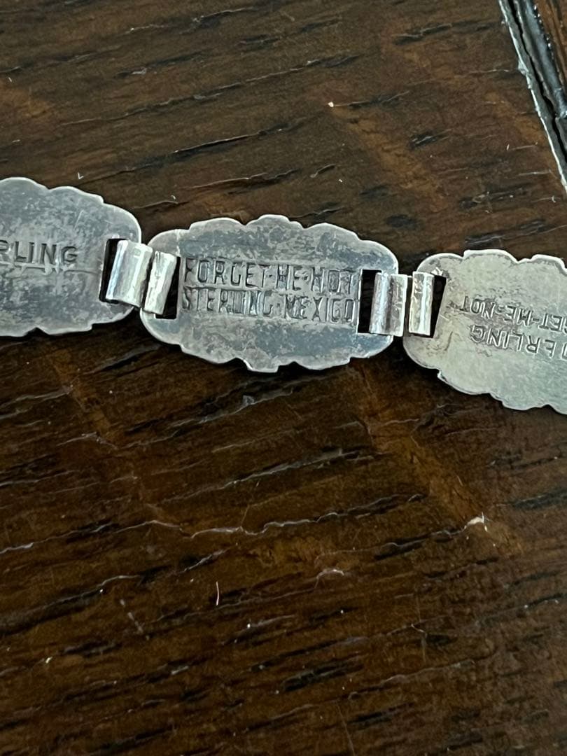 ww2 USヴィンテージスイートハート　ブレスレット　スターリングシルバー