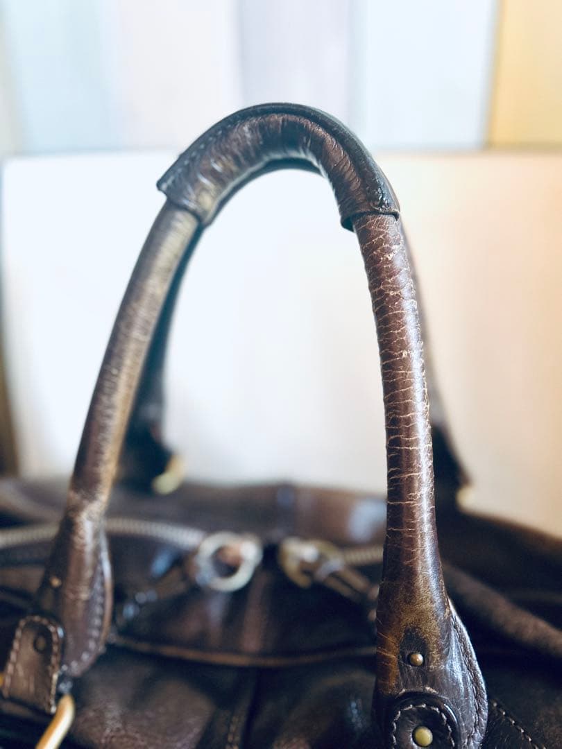 【Chloe】クロエ ボストンバッグ 希少デザイン パディントン カデナ