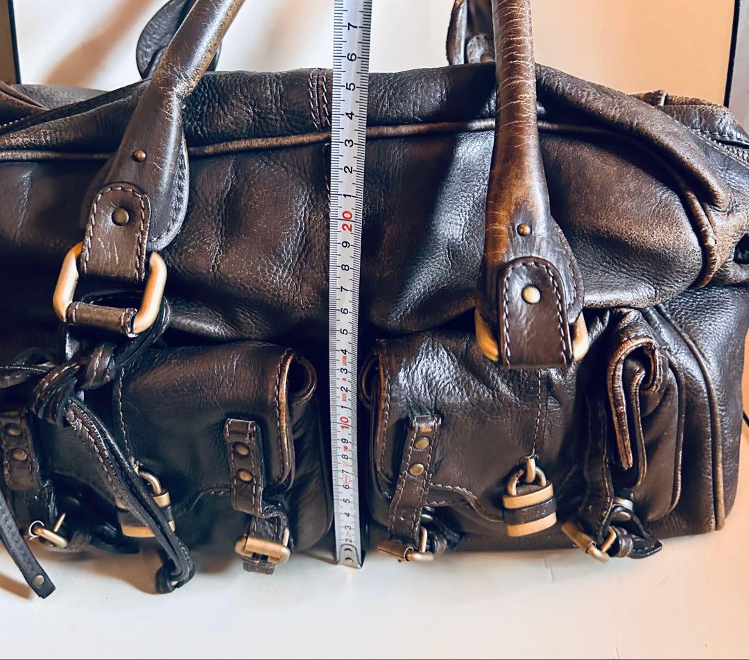 【Chloe】クロエ ボストンバッグ 希少デザイン パディントン カデナ