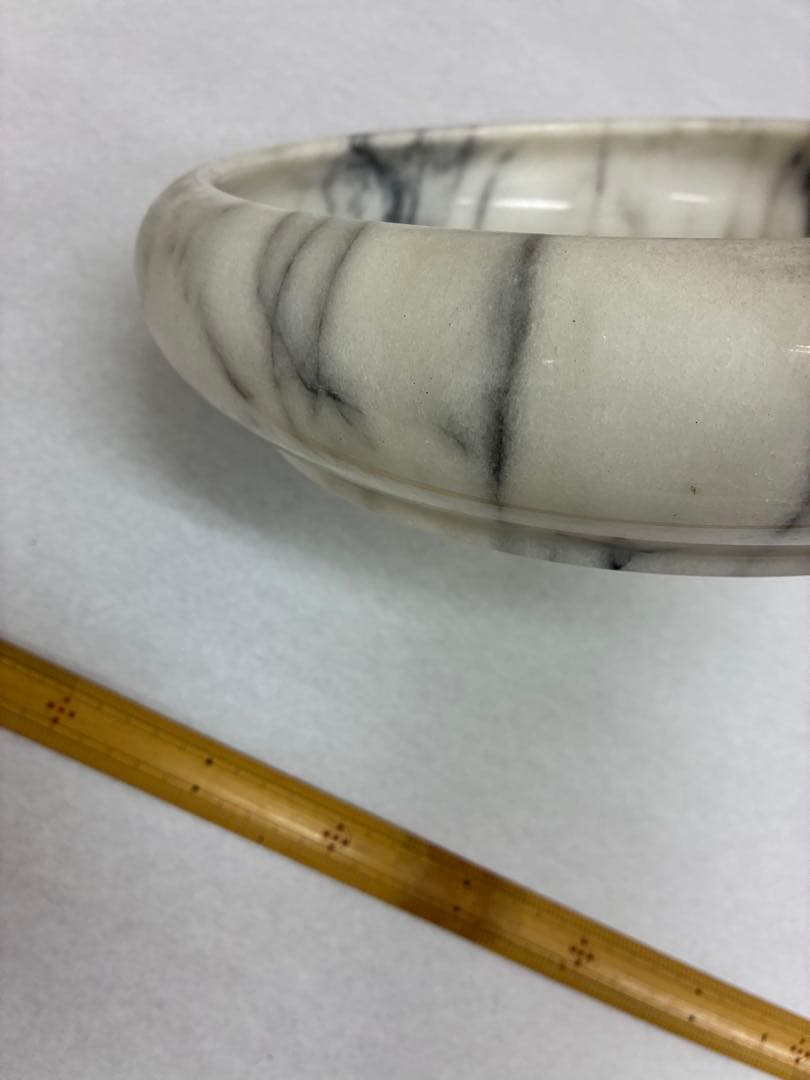 FINE MARBLE 円形　水盤　花器