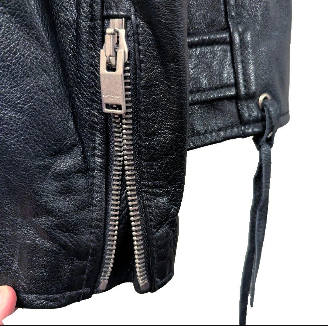 【希少】SAINT LAURENT L17 ブラッドラスターライダースジャケット