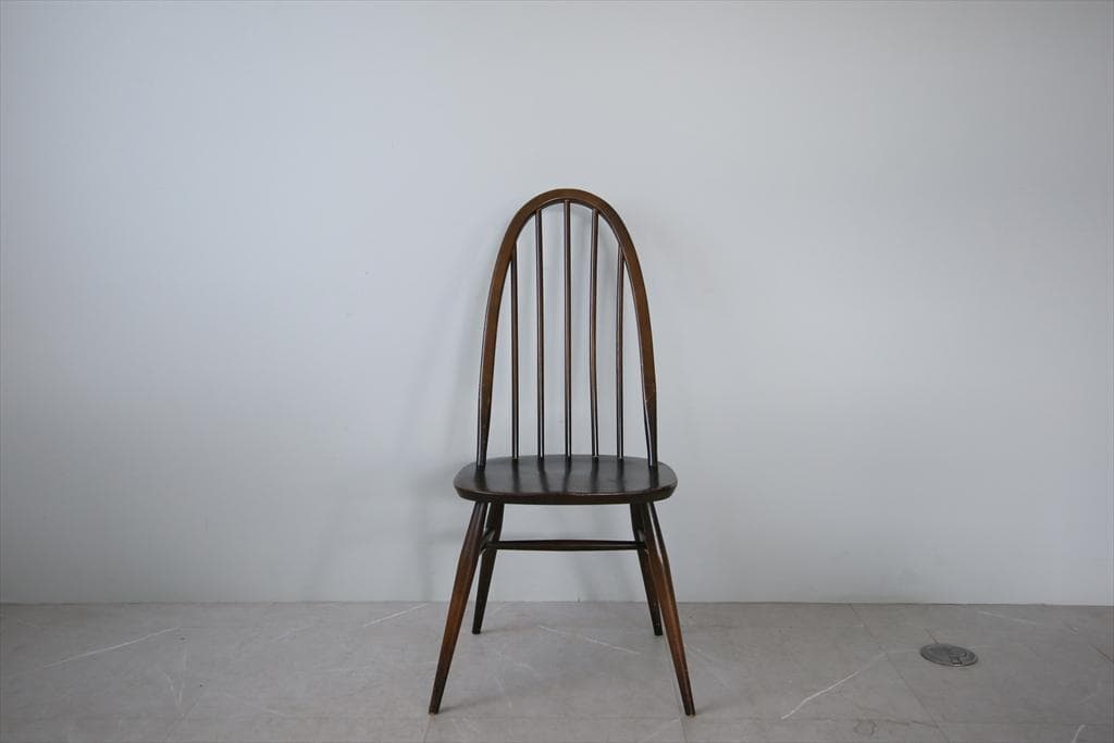 英国アンティークアーコールクエーカーチェア/ダイニングイス(91-21-2)