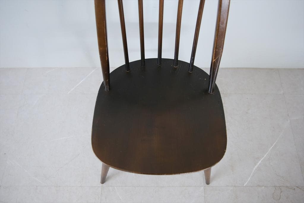 英国アンティークアーコールクエーカーチェア/ダイニングイス(91-21-2)