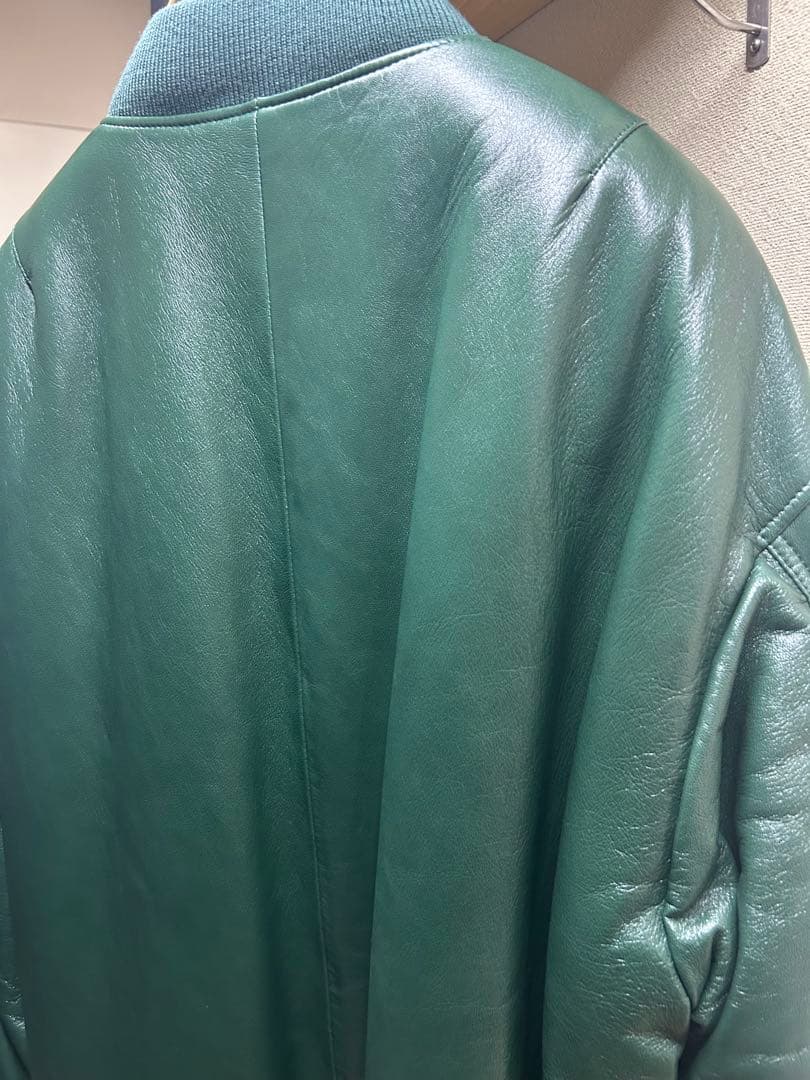 PRADA プラダ オーバーサイズ ナッパレザーボンバージャケット M