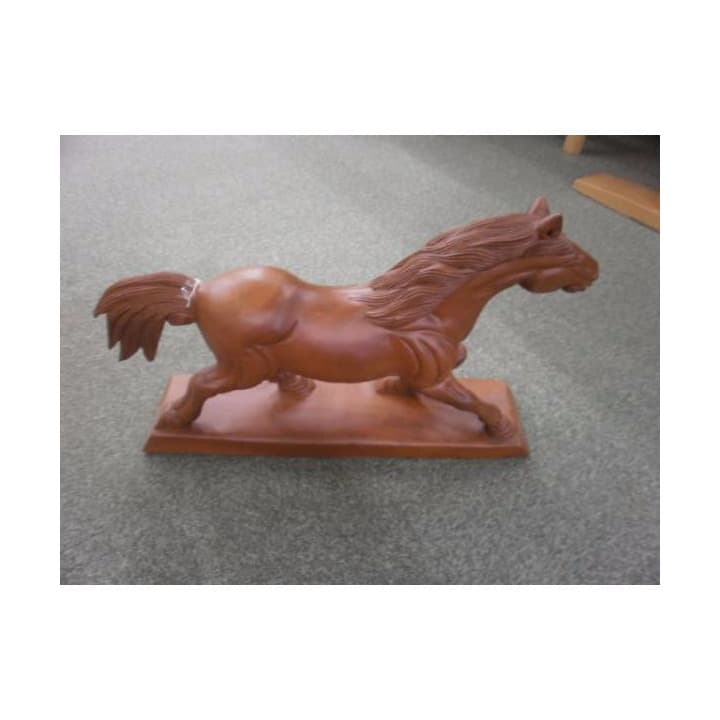 ■木彫りの木馬　キズあり　激安　展示品処分