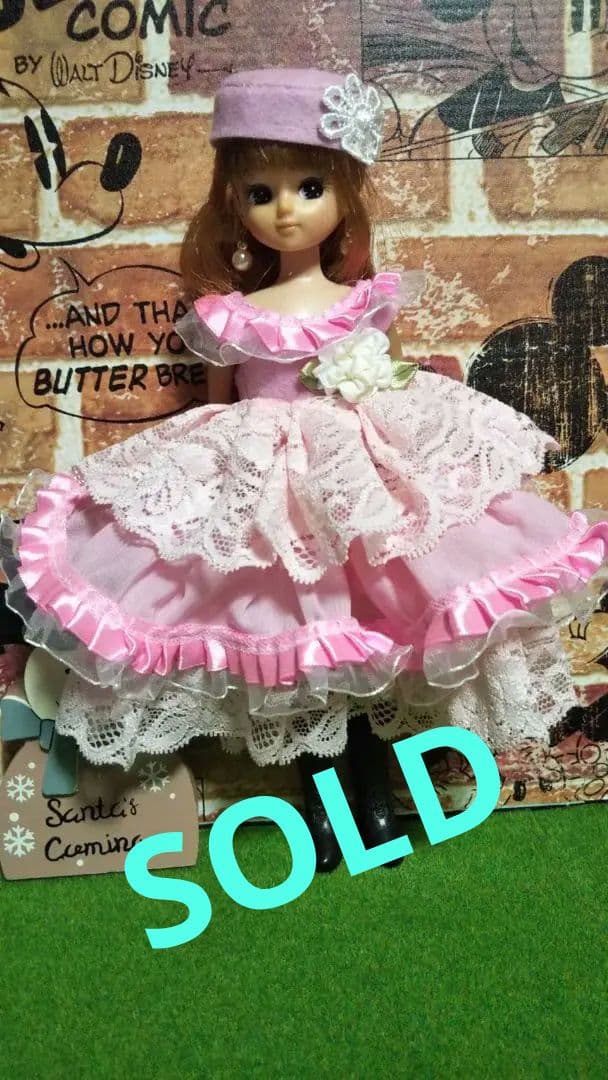 リカちゃん服 人形 洋服 ハンドメイド 2542