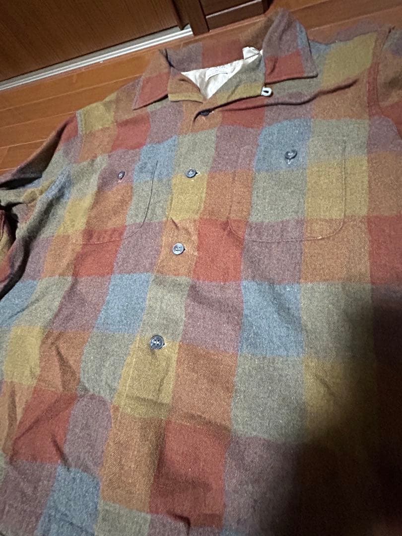 SEARS オープンカラーウールシャツ　好配色XL ペンドルトン　CASCADE