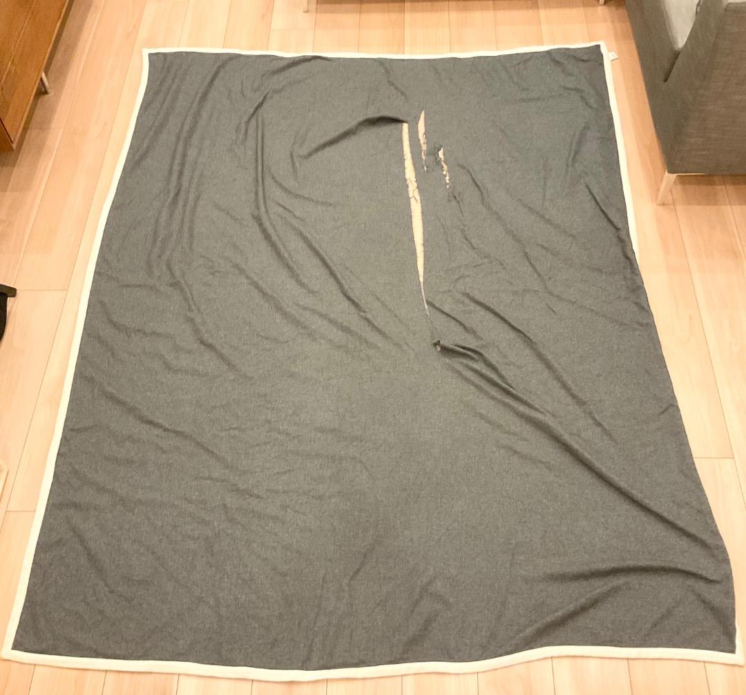 JAMES PERSEブランケットカシミヤ100％150cm×190cm破れ有り