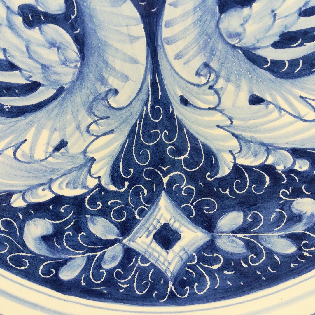 イタリア陶器　デルタ焼　飾り皿　プレート　MANCINELIA