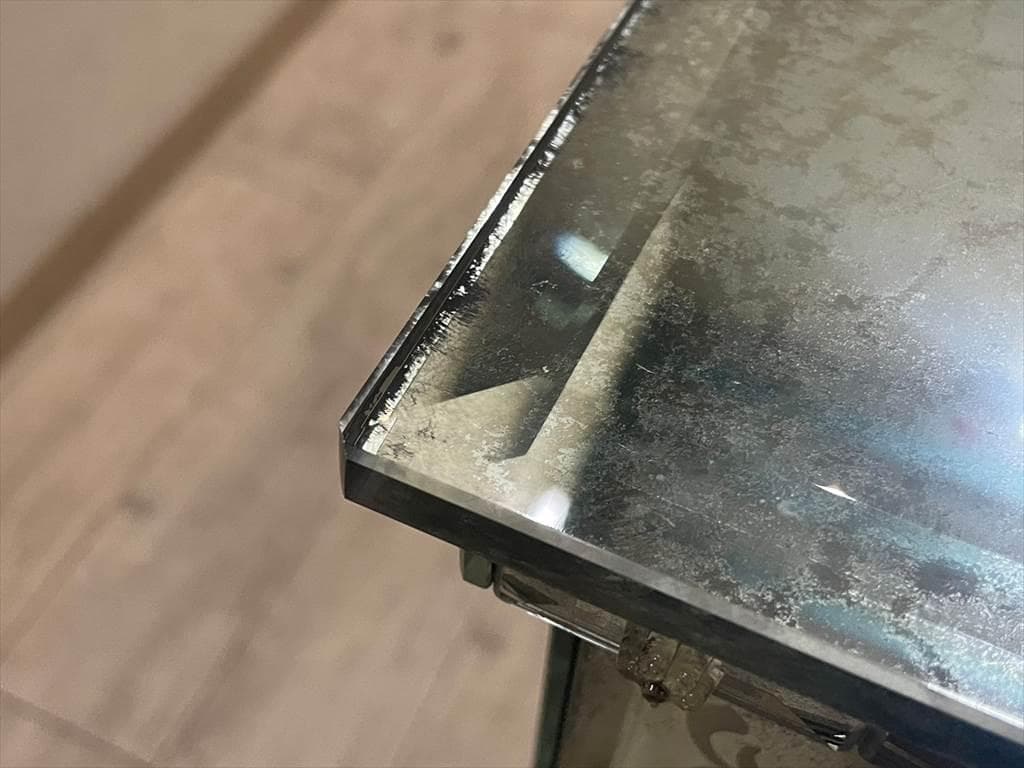 希少！煌びやかな全面ミラー仕様！最高級ダイニングテーブル♪約200万円