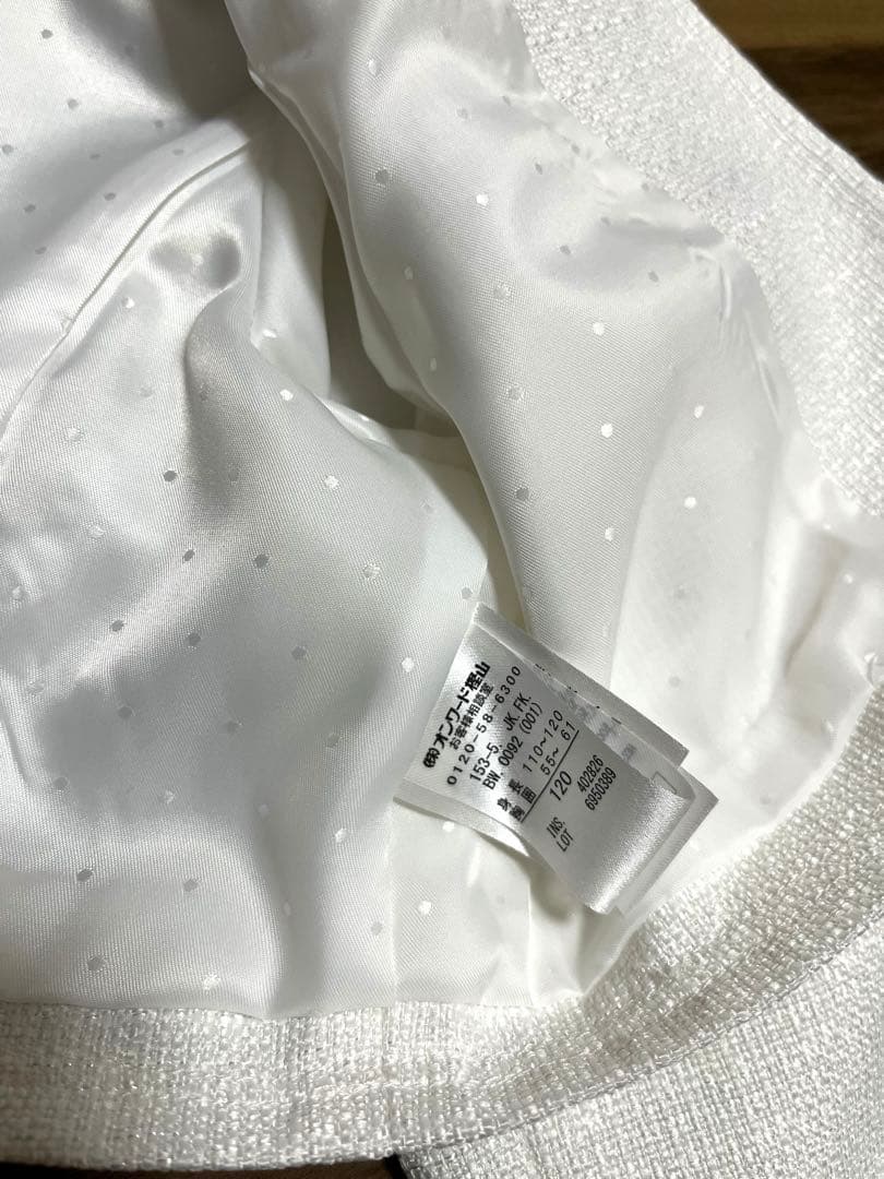 【エニィファム】　入学式・卒園式　フォーマルワンピース　ボレロ　ブラウス　120