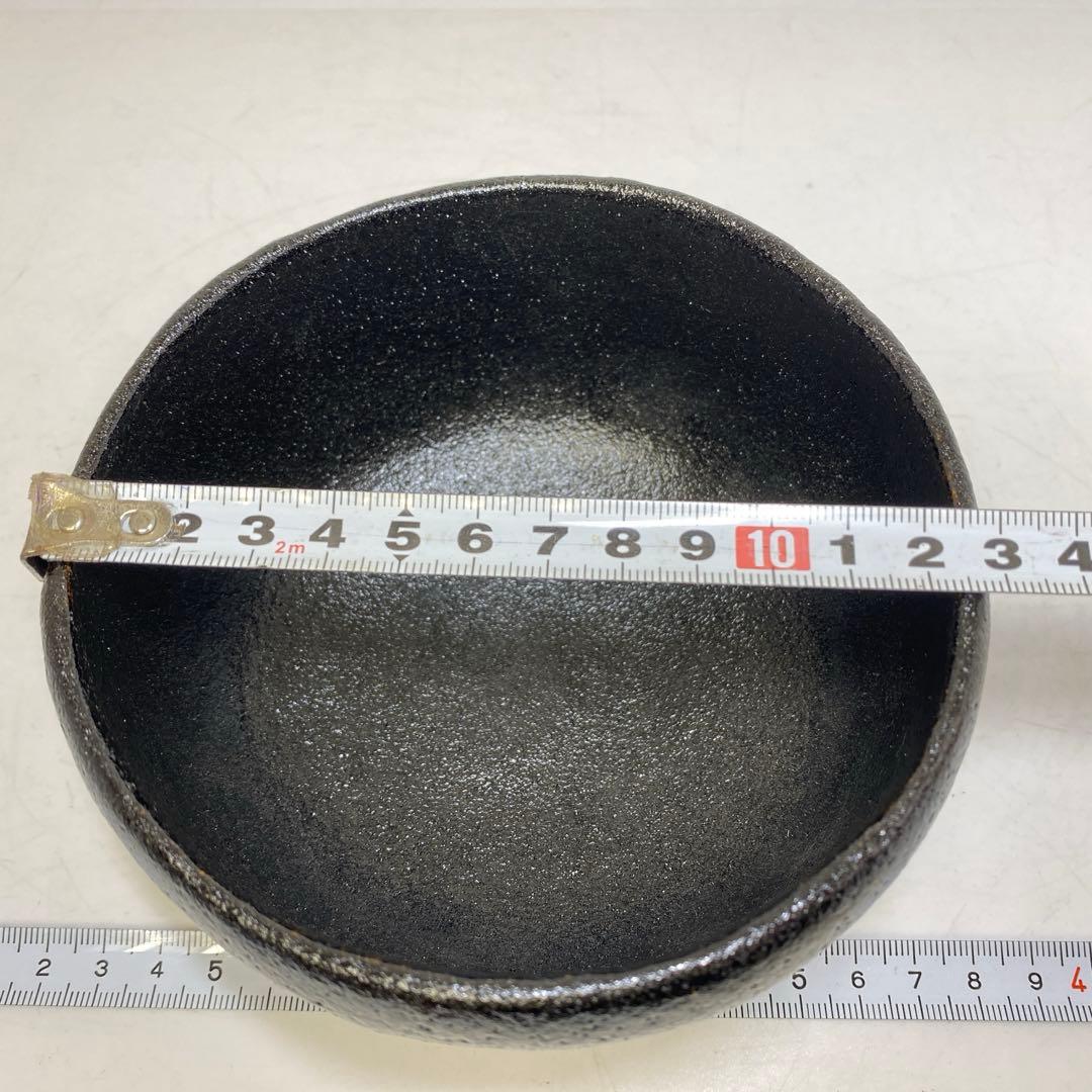 西村壷楽 ノンコウ祝写 黒楽茶碗 共箱 東T8-0209☆2F