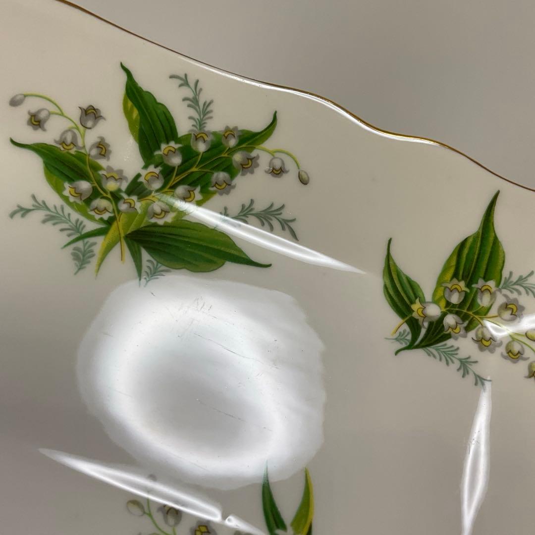 イギリス　ハマースレイ　すずらん　サンドウィッチプレート