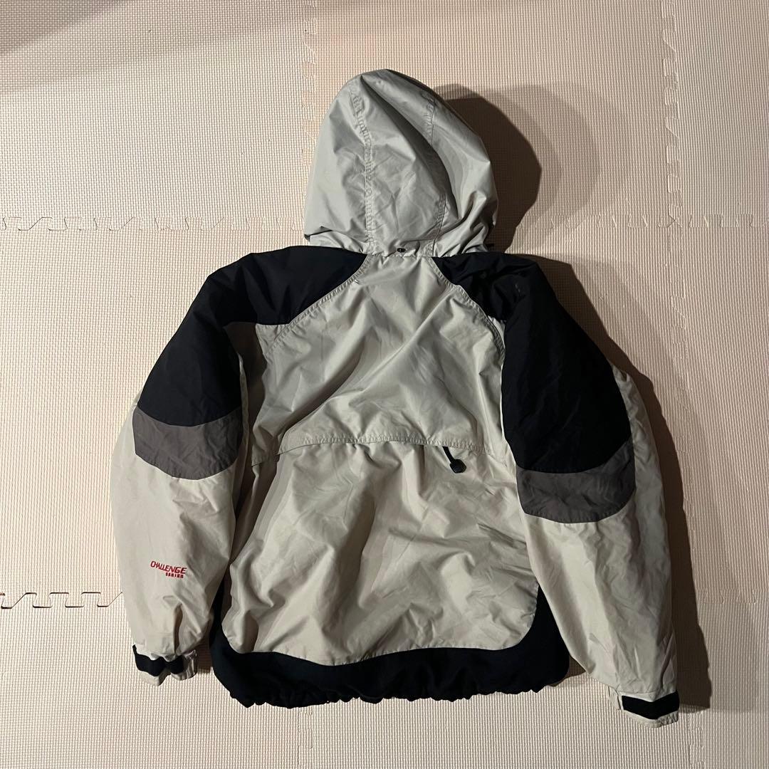 【極防寒！】Columbia マウンテンパーカー　ロゴ刺繍　ドローコード　L