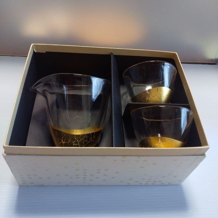箔一 片口酒器セット(箱付)