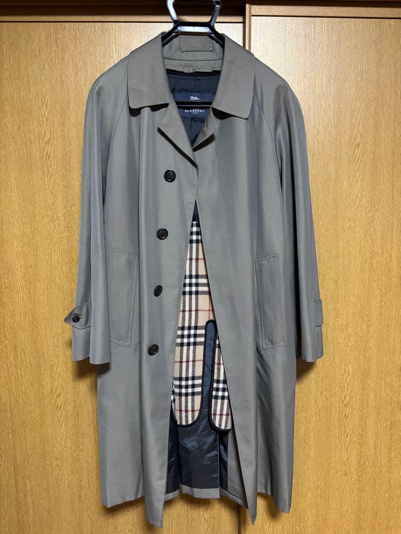 【美品】Burberryバーバリー ステンカラーコート ライナー